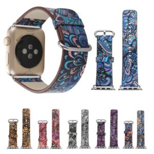 Kleurrijke lederen horloge band Strap 42mm voor Apple Watch iWatch Series 3 2 1