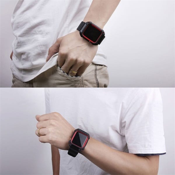 faixas de relógio de borracha para 42 milímetros relógio maçã