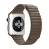 Voor Apple Watch 1 2 3 Sport Loop magnetische sluiting sluiting PU Leather Horlogeband Apple Horlogebandjes (Bruin)