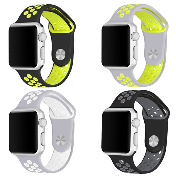 Aangenaam kennis te maken Ook Onmogelijk 38MM Siliconen horloge Band voor Apple Watch Series 1/2/3 Goedkope Apple  Watch Sport Bands Online - WATCHBANDSMALL
