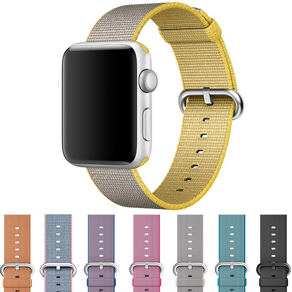 38MM Woven Nylon Watch Band for Apple Watch Series 3/2/1 Nato Watch Strap -  WATCHBANDSMALL