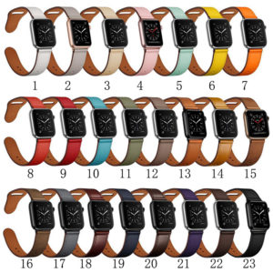 iWatch Band for Apple Watch Series 4/3/2/1 Apple Sport Band Genuine Leather Wrist Strap