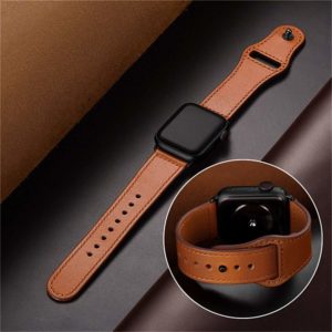 iWatch Band for Apple Watch Series 4/3/2/1 Apple Sport Band Genuine Leather Wrist Strap