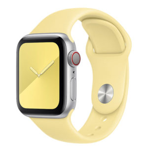 Bracelet Sport pour Apple Watch 40 mm Crème Citron