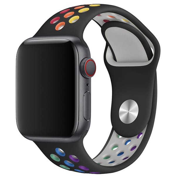 Correa de goma deportiva Original para Apple Watch, banda de