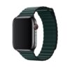 Apple Watch Strap 41mm Forest Green Leather Loop Band 45mm