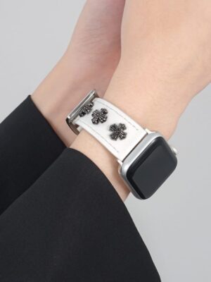 Rivet Decoration Leather Band