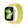 Apple Watch Solo Loop intrecciato 42 mm 46 mm Cinturino Solo Loop intrecciato giallo neon 49 mm