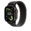 49mm Black/Charcoal Trail Loop Band - Black Titanium Finish - Apple Watch Trail Loop Replacement Strap 42mm