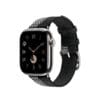 Apple Watch Toile H Double Jeu Band 42mm Noir/Écru Toile H Double Jeu 46mm Nylon Strap