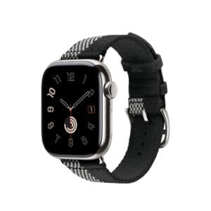 Apple Watch Toile H Double Jeu Band 42mm Noir/Écru Toile H Double Jeu 46mm Nylon Strap