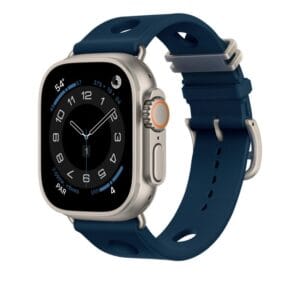 Apple Watch Ultra Scub’H Diving Single Tour 49mm Vert Vertigo / Bleu De Malte Scub’H Diving Silicone Band 46mm