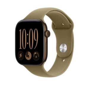 Apple Watch Bracelet Sport 42 mm 46 mm Bordeaux / olive / Bleu marin / Bleu de fleurs sauvages / Magenta / Noir / Sable / Bracelet Apple Watch en silicone souple succulent pâle - Image 4