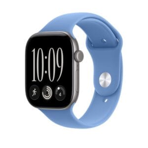 Apple Watch Bracelet Sport 42 mm 46 mm Bordeaux / olive / Bleu marin / Bleu de fleurs sauvages / Magenta / Noir / Sable / Bracelet Apple Watch en silicone souple succulent pâle - Image 6