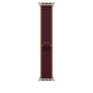 Apple Watch Trail Loop Replacement Strap 49mm Dark Umber / Burgundy / Sand Trail Loop Band 46mm - Bild 2