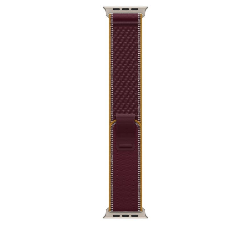 Apple Watch Trail Loop Replacement Strap 49mm Dark Umber / Burgundy / Sand Trail Loop Band 46mm - Bild 2