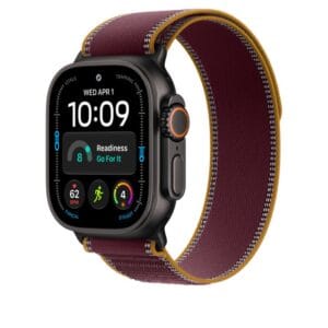 Apple Watch Trail Loop Replacement Strap 49mm Dark Umber / Burgundy / Sand Trail Loop Band 46mm