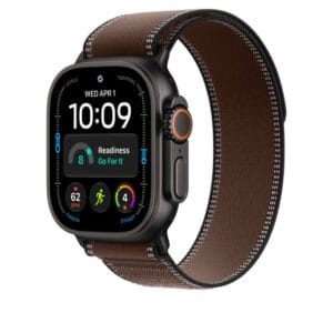 Apple Watch Trail Loop Replacement Strap 49mm Dark Umber / Burgundy / Sand Trail Loop Band 46mm - Bild 3