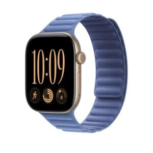 Apple Watch Fine Woven Magnetic Link 42mm Midnight / Burgundy / Wildflower Blue / Camel Magnetic Link Band 46mm - صورة 3